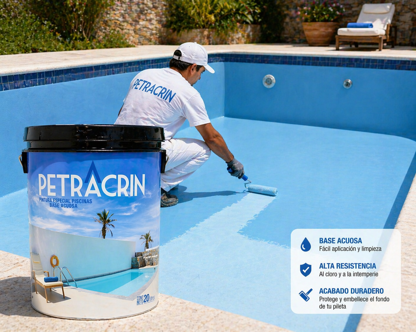 Pintura para Piletas Petracrin 